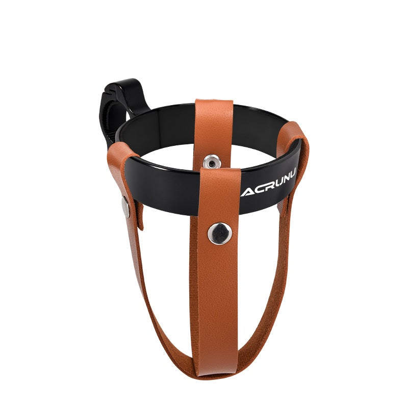 Black cup holder + brown mesh