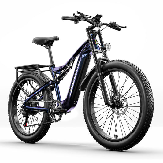 SHENGMILO MX03 Bici elettrica da montagna con batteria Samsung da 1000 W Bafang