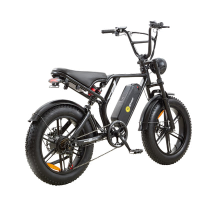 Black electric bike 