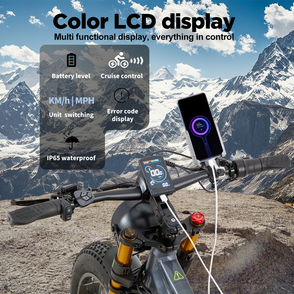 Burchda RX80 dual Motor Color lcd display