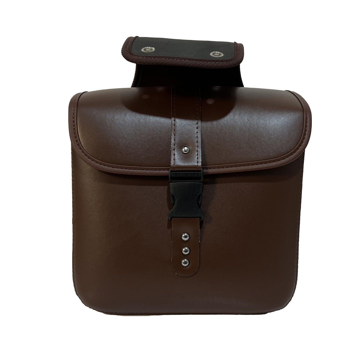 Borsa in pelle marrone Burchda per E-Bike, borsa da viaggio resistente, borsa per mountain bike, borsa da viaggio