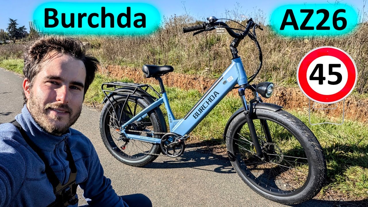 BURCHDA AZ26 1000W 20Ah Removable Throttle Road Legal
