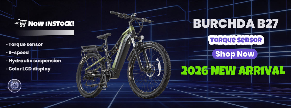 BURCHDA Official Store | Fat-tire Powerful Mountain Electric Bikes ...