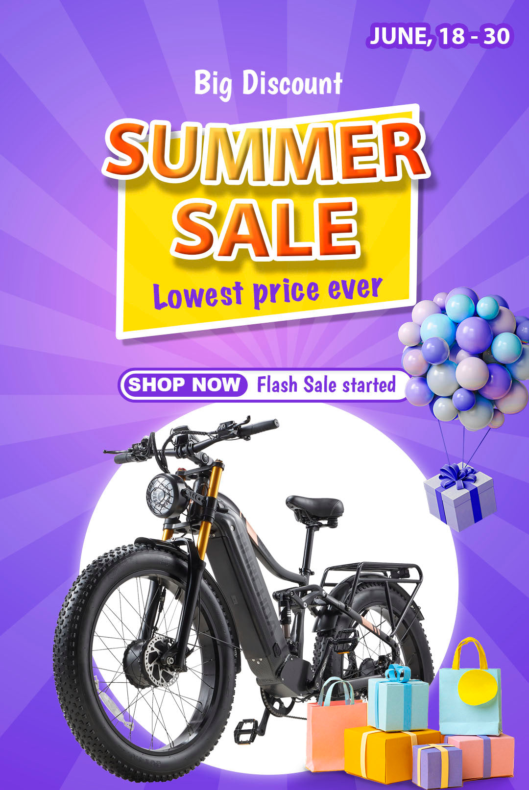 summer sale e-bike burchda