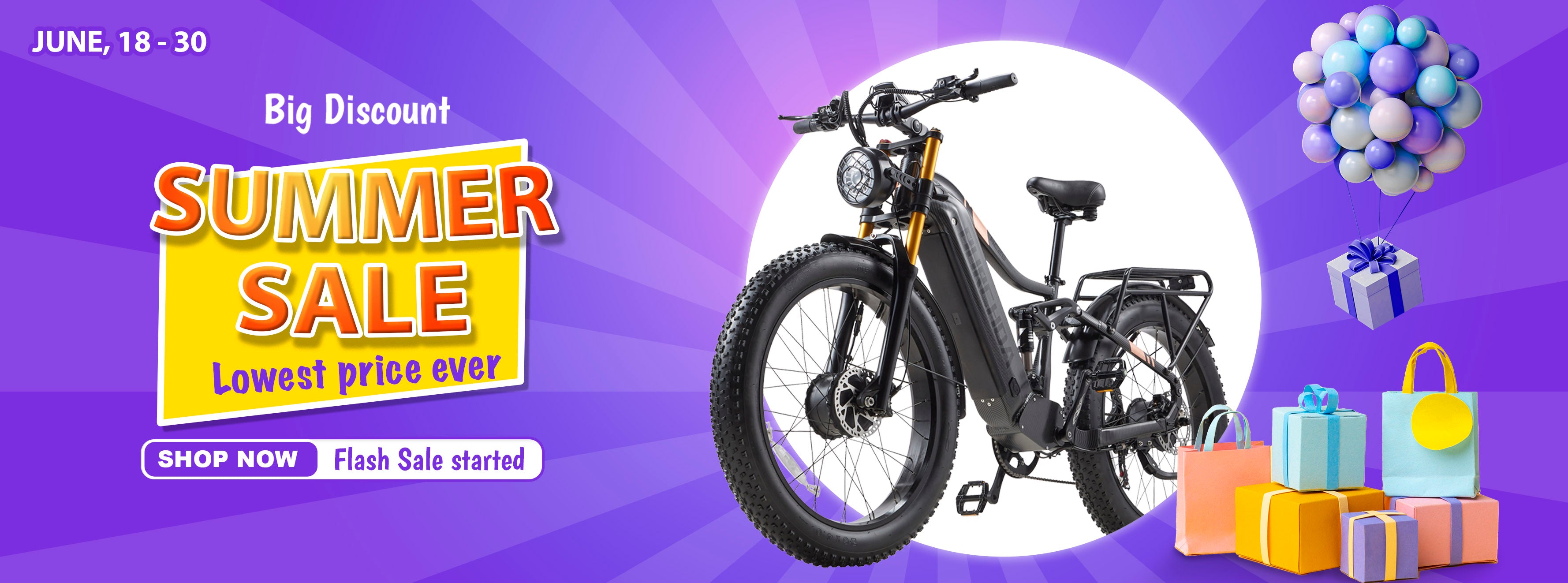 pc banner of summer sale e-bike burchda