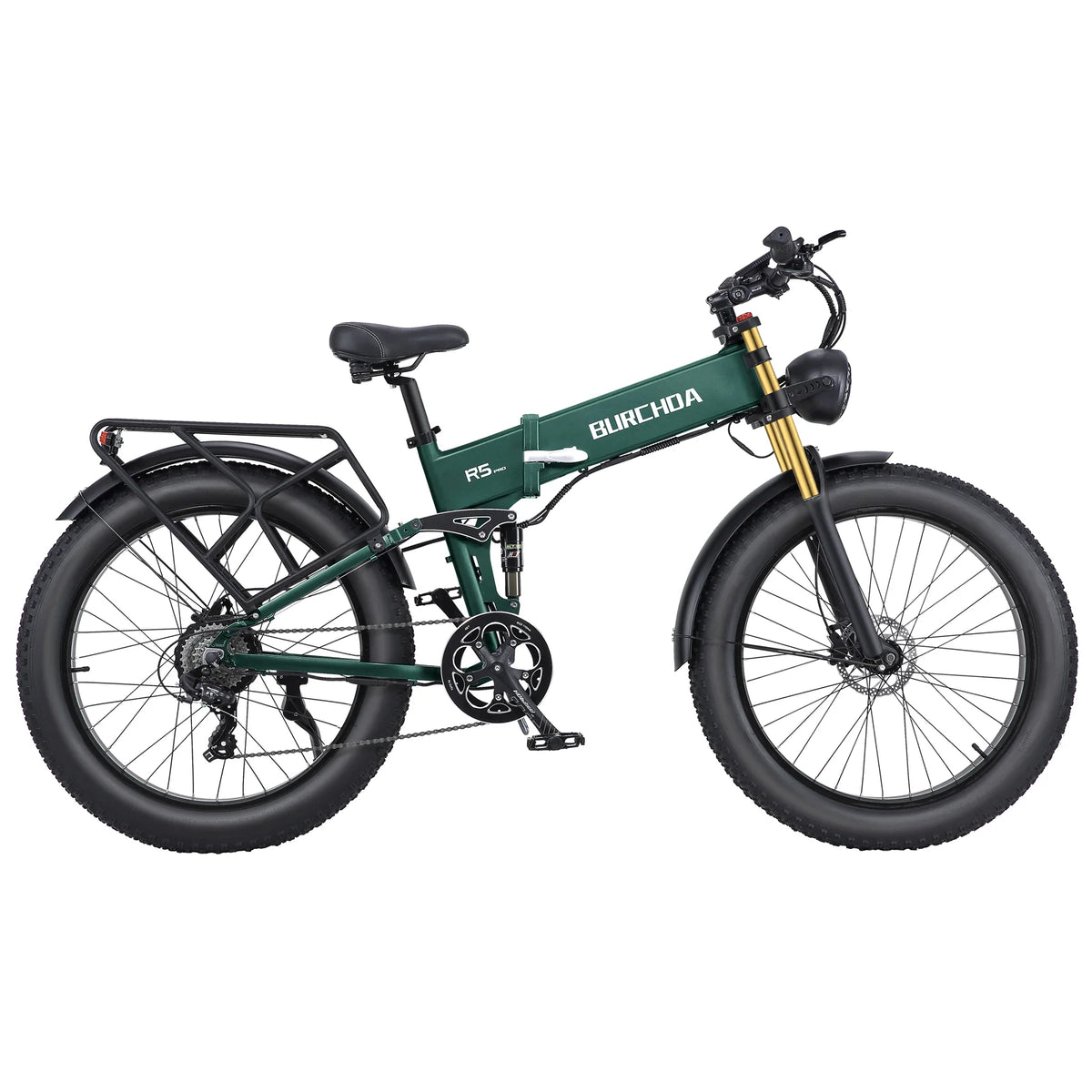 Rideon R5 Pro BURCHDA R5 PRO 1500W 20Ah Foldable All Terrain Mountain E-bike ...