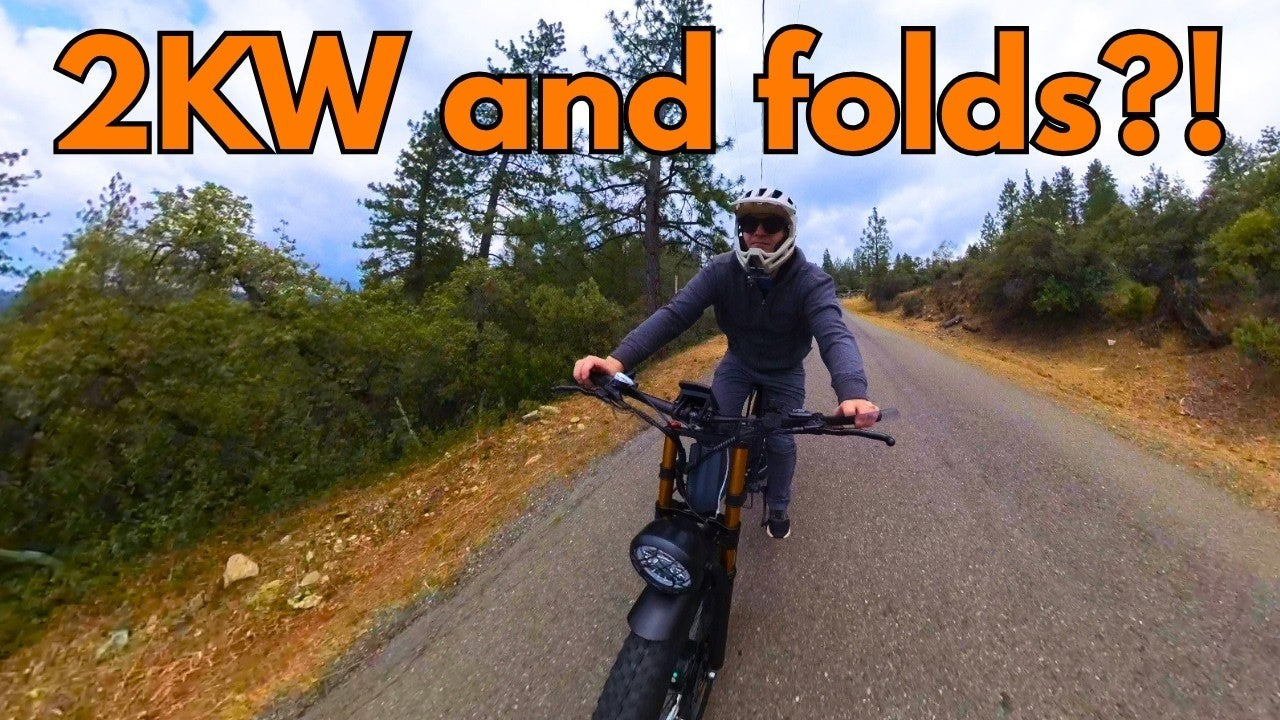 Load video: Burchda R5 Pro Real-World Test | Dual Motor Power &amp; Hill Climbing
